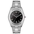 Men's Warwick Stainless Steel Bracelet Watch W Black Dial